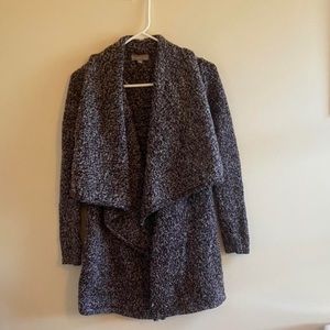 Heavy brown knit cardigan